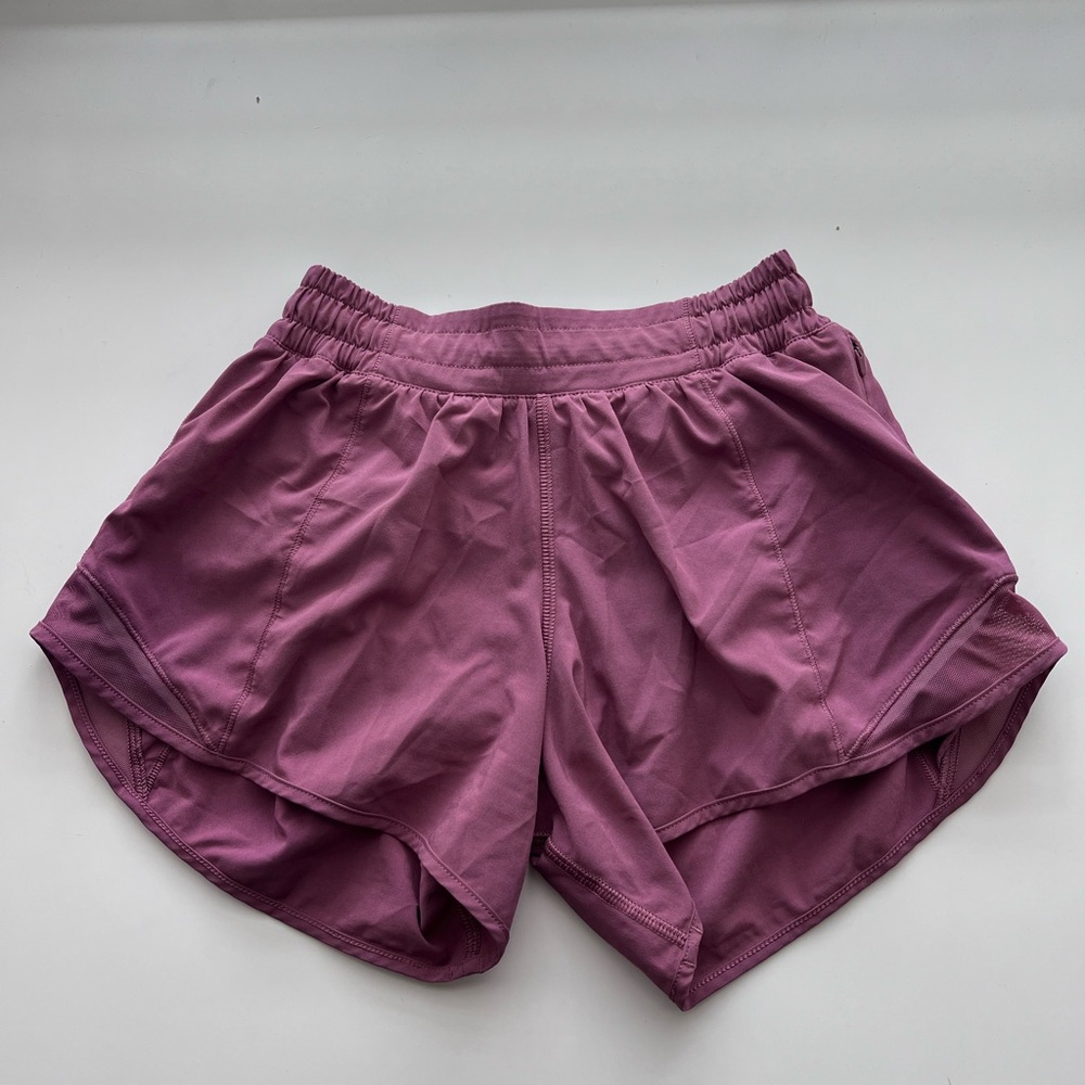 Lululemon Athletica pink hotty hot high rise short 4” 2
